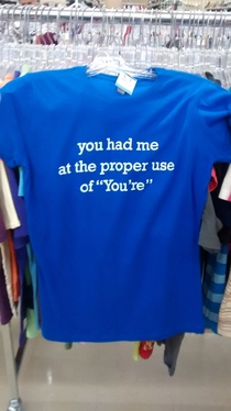 The perfect shirt for your inner grammar nazi