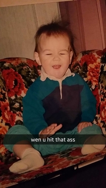 The perfection caption for my baby picture