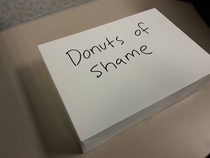 The person with lowest sales each week has to bring in donuts