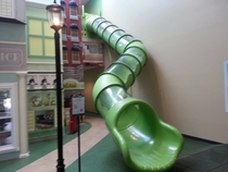 The place I work today has a slide Im  and used it to get to the first floor