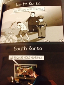 The primary difference between North and South Korea