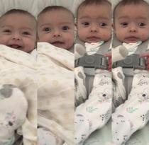 The progression of my daughter realizing it wasnt just a toot