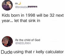 The R Kelly calculator