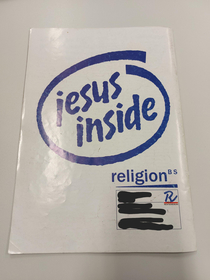 The religion book in our IT-School