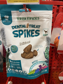 The shape of these dog treats