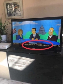 The Simpsons predicting the future