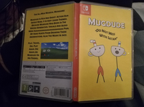 The switch game my little brother wanted to gift me this christmas was only digitally available but because he wanted me to be able to unwrap something he recreated the package on his own With some creative liberties