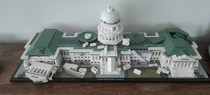 The updated LEGO Capitol building is fire