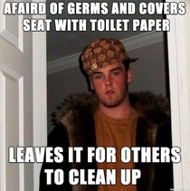 The worst kind of germaphobic asshole works on my floor