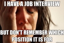 The worst part of applying for so many job opportunities