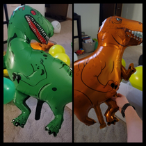 These balloons we got for our  yr olds birthday party