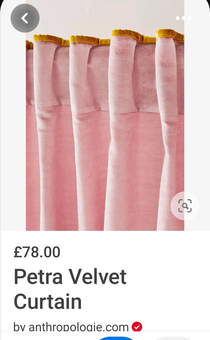 These curtains look like breaded ham