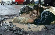 These potholes are getting out of control