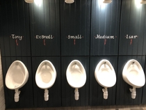 These urinals