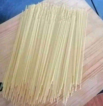 They reduced the number of Spaghetti sticks from  to  Not just FuelShortage