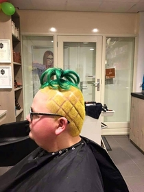 They said I could become anything So I became a pineapple