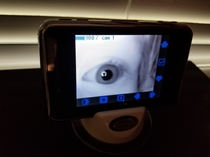 Think my daughter found her baby monitor
