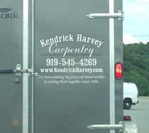 This ad for a carpenters company is surprisingly honest