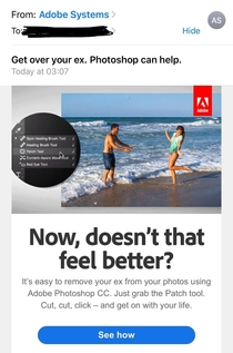 This Ad from Adobe