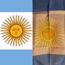This Argentinian flag
