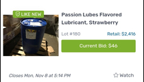 This auction site Im on has a barrel of lube if anyones interested Looks like a great deal to me