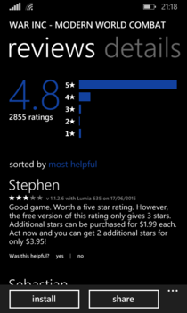This badass review from the Windows Phone store