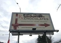 This billboard was taken down the very next day