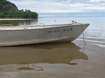 This boat in Fiji has the best name ever