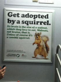 This bonkers NYC subway ad