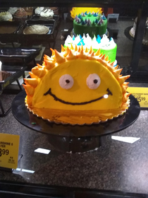 This cake at Safeway looks shook