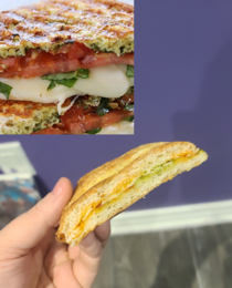This  caprese panini looked so good from menu photos