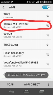 This cleverly named WiFi network