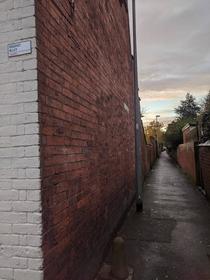 This colloquially known alley in my home town has been officially named