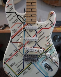 This guitar comes with a built in delay