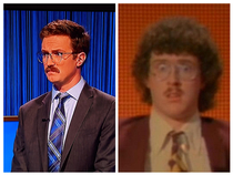 This guy tonight giving me some serious Weird Al I Lost on Jeopardy vibes