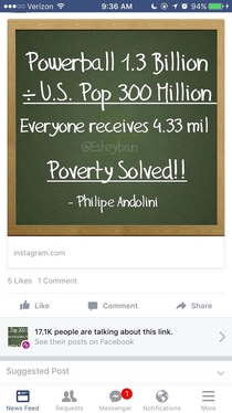 This is going viral on Facebook right now Apparently no one knows how to math