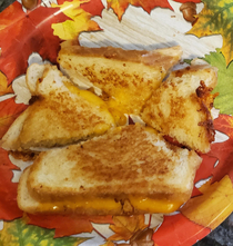 This is how my wife cut my grilled cheese today Its been a good run but anyone know a good divorce attorney