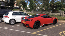 This is my car which I am very proud of I parked it next to a Ferrari today