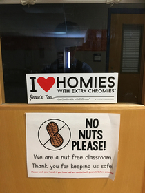 This is on the door of the SPED room at my school