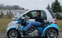 This is the only way a smart car can look cool