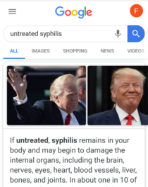 This is what you see if you Google untreated syphilis today