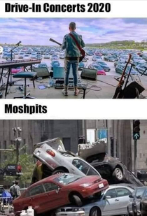 This is why moshpits in drive-in concerts dont work