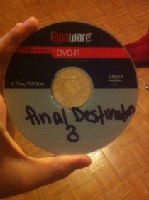 This is why you should use good hand writing when labeling movies