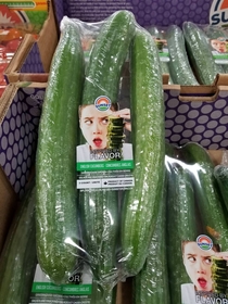 This label on a pack of cucumbers I dont even know