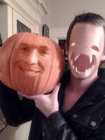 This needs to be a thing this Halloween jack o lantern face swap