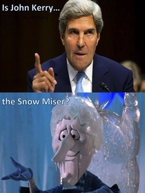 This photo of Kerry at the Senate Committee hearing yesterday reminded me of someone