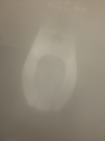 This photo was taken through my universitys Toilet Paper Wiping is like russian roulette with  rounds loaded