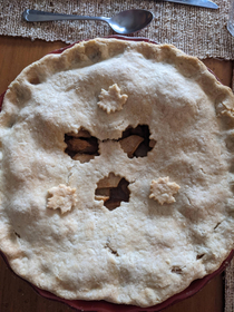 This pie is about to rob a bank