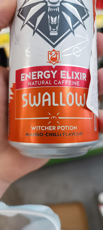 this polish energy drink using witcher problably unlicensed