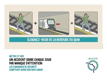 This prevention ad in the Paris metro